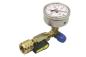 Preview: Absperrventil mit Manometer