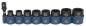 Preview: IMPACT BLACK Schlagnuss-Set 9-tlg. 3/8"