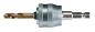 Preview: Lochsägen Adapter EZYCHANGE + HSS-Co Zentrierbohrer für dünne Bleche