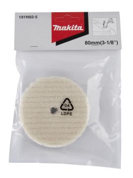 Makita 191N92-5 Woll-Polierpad D 80 mm