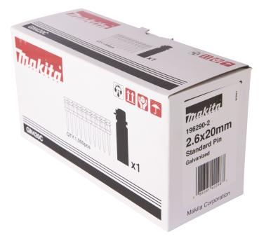 Makita 196290-2 Betonnagel 2,6x20mm C6