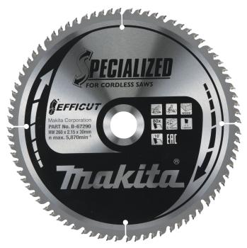 Sägeblatt 260x2,15x30, 80Z EFFICUT