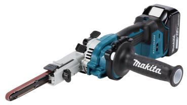 Makita DBS180Z Akku-Bandfeile 18V inkl. 9mm Arm