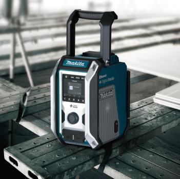 Makita DMR115 Akku-Baustellenradio 12V bis 18V inkl. Netzteil Detail