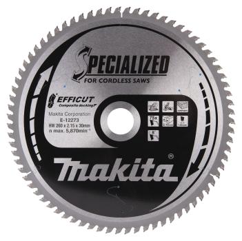 Sägeblatt 260x2,15x30, 75Z EFFICUT
