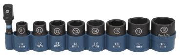 IMPACT BLACK Schlagnuss-Set 9-tlg. 3/8