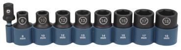 IMPACT BLACK Schlagnuss-Set 9-tlg. 1/2