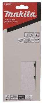 Schleifpapier P180 93x185mm Klett