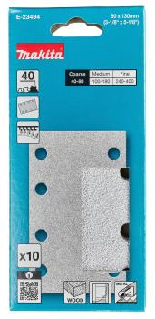 Makita E-23494 Schleifpapier A40 80x130mm Klett