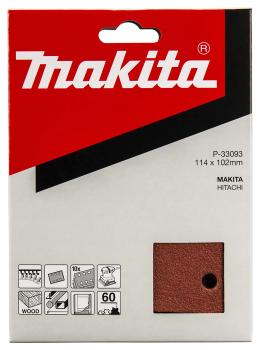 Schleifpapier P60 102x114mm Klett