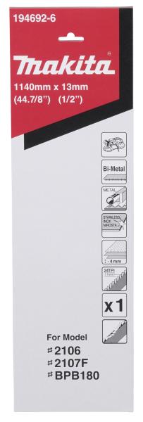 Makita 194692-6 Bandsägeblatt 24Z "