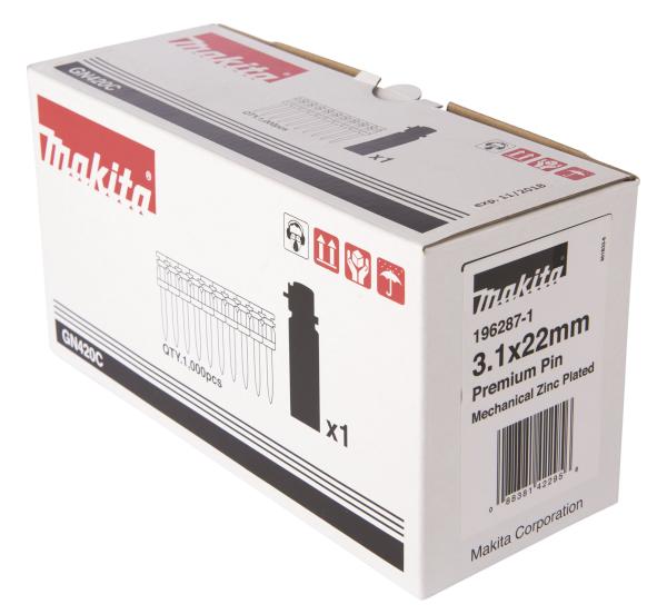 Makita 196287-1 Betonnagel 3,1x22mm HC6