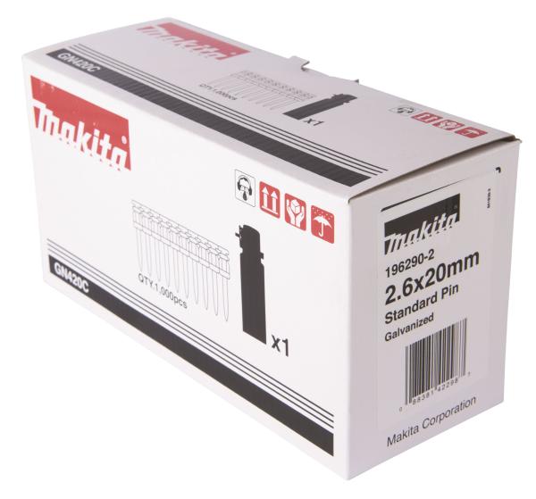 Makita 196290-2 Betonnagel 2,6x20mm C6