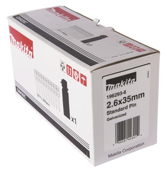 Makita 196293-6 Betonnagel 2,6x35mm C6