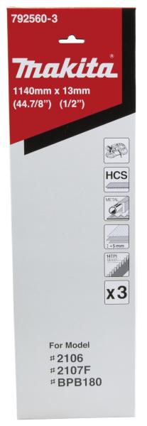 Makita 792560-3 Bandsägeblatt 14Z " 3Stk