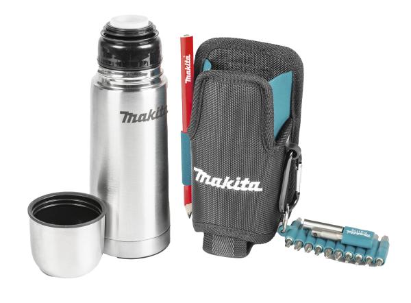 Thermoflasche mit Gürteltasche
