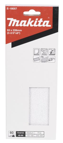 Schleifpapier P60 93x228mm