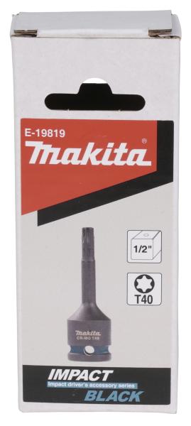 Makita E-19819 Impact Black T-Schlagnuss 1/2" T40
