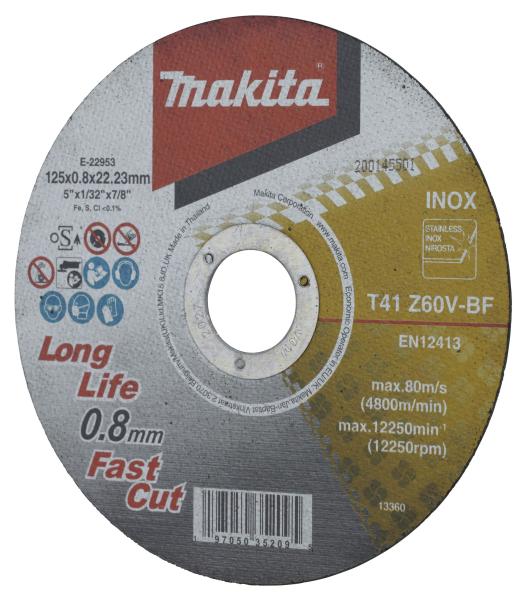 Trennscheibe INOX 125x0,8 mm