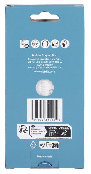 Makita E-23503 Schleifpapier A60 80x130mm Klett