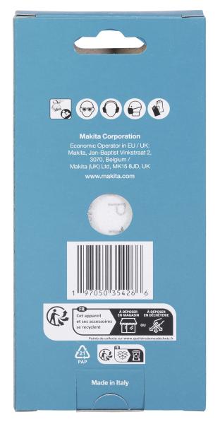 Makita E-23531 Schleifpapier A120 80x130mm Klett