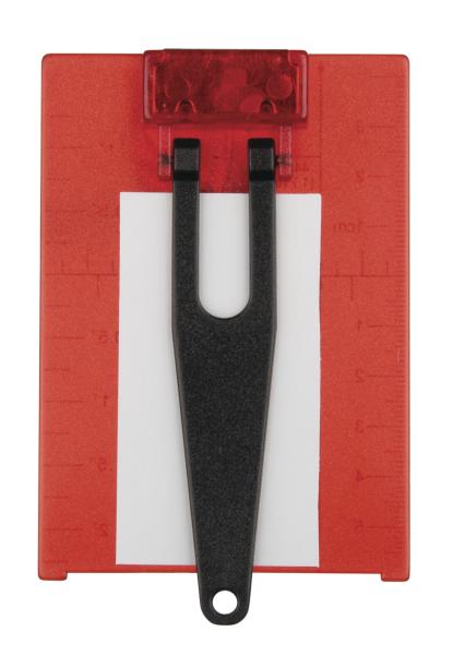 Markierungsplatte rot