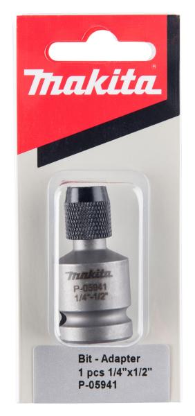 Bit-Adapter 1/2"4KT - 1/4"6KT