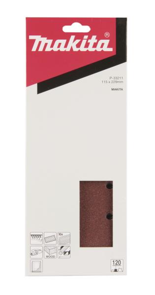 Makita P-33211 Schleifpapier P120 115x229mm Klett