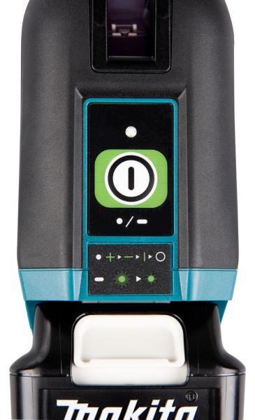 Makita SK105GDZ Akku-Kreuzlinienlaser 12V grün bis 35m Kreuzlaser